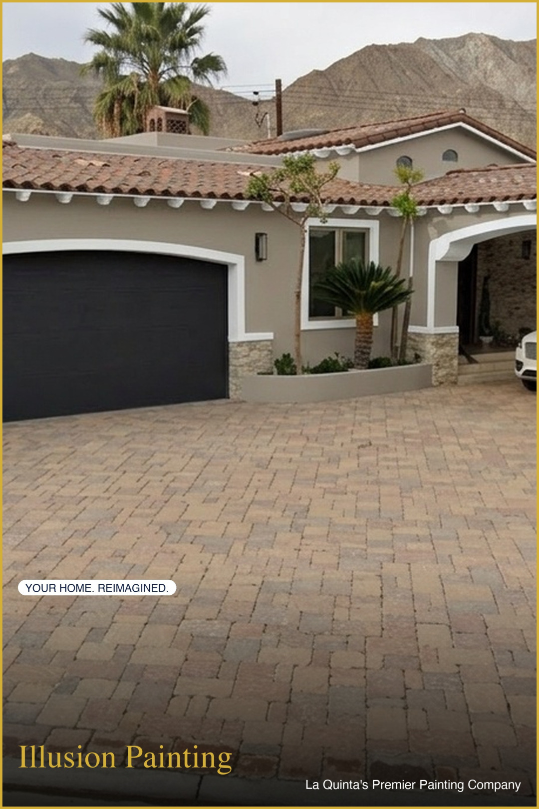 AI rendered painted house — Illusion Painting